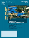 Pain Management Nursing雜志封面